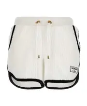 monogram-motif towel-finish shorts FR38 White