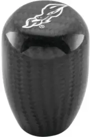 DragonFire Racing 522638 Gray Carbon Fiber Short Shift Knob