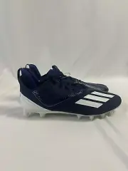 Adidas Adizero Scorch Football Cleats Navy White FX4250 Men's Size 10.5 NEW