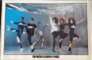 Nike Fitness THE METALLIC GROUP Vintage Original c.1983 22x34 Wall POSTER