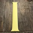 Solid Silicone Watch Strap For Apple 40mm Size 5 in Yellow