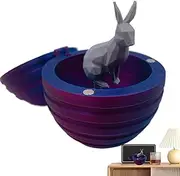 3D Print Small Egg | Rabbit Executive Desk Toy,3D Printing Egg with Rabbit Inside Animals Toys Ornaments Executive Desk Toys for Women