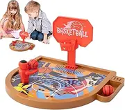 Basketball Table Game - Desktop Football Board Game for Kids | Educational Basketball Desktop Toy with Built-in Scoreboard | Finger Football Interactive Toy for Kids Adults