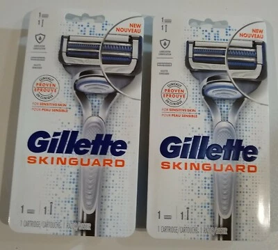 Lot Of 2 Gillette Skinguard Razor for Close, Comfortable Shave.
