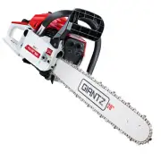 Giantz Chainsaw 52CC Petrol Commercial E-Start 20'' Bar Handle Pruning White New