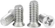 M1.6 M2 M2.5 M3 Stainless Steel Small Countersunk Head Phillips Machine Screw SS304(M1.6X5 500PCS)