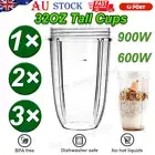 32OZ Tall Cups for Nutribullet 600w & 900w Blender Mixers NUTRIBULLET Large Cups