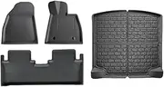 BYD Seal Full Set 8 Pieces Floor Mats Boot Liner Frunk Back Seat Covers Toolbox Mat 3D XPE All Weather Liner Non-Slip Rubber (Floor Mats+Boot Liner)