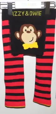 NEW with Tags Pavillon IZZY & OWIE Baby Infant Monkey Leggings Sz 6-12 Months