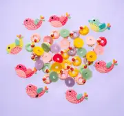 Cute Decoden Kawaii Resin Charms Flat Back Cabochons Lot for Jewelry, Crafts
