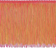Trims by the Yard 6" Multicolor chainette Fringe Fuchsia Multi (10 Yard Cut) Trim