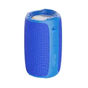 S61 Portable Bluetooth Speaker HIFI Stereo Wireless with Colorful Lights for Home Outdoor-Blue