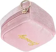 [Generisch] Travel Beauty Organiser Box, Cosmetic Storage Bag with Zipper, Travel Organiser, Cosmetic Bag, Lipstick Case Holder Box for Lipstick, Powder, Eyeliner, Eyebrow Pencil, pink, Siehe Beschreibung, See