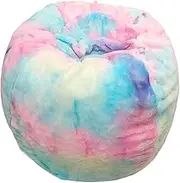 Stuffed Animal Storage Pouf - Storage Bag for Plush Toys, Stuffed Animal Storage Chair | Large Capacity Plush Animal Storage Bag, Stand