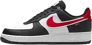 [Nike] Air Force 1 '07 Next Nature Men's Trainers, Black University Red White, 8.5 US