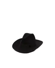 wool felted hat S,M Black