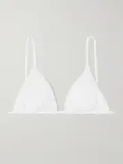 [Eres] Eres - Les Essentiels Mouna Triangle Bikini Top - White - FR 42 FR 42 White
