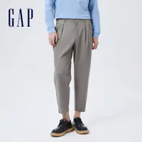 在飛比找蝦皮商城優惠-Gap 男裝 商務錐形卡其褲-灰色(850766)