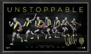 DUSTIN DUSTY MARTIN UNSTOPPABLE 2017 BROWNLOW MEDALLIST TIME-LAPSE ACTION PRINT