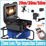 9 inch Ultra HD Wireless WiFi/DVR Counter Pipe Inspection Camera 23mm Endoscope