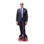 Stanley Tucci Blue Suit Lifesize Cardboard Cutout with Free Mini Standee