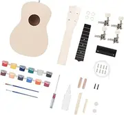 HONITANO 1 Set DIY Ukulele Assembly Kit Musical Instrument for Creative Family Fun for Parent Interaction and Unique