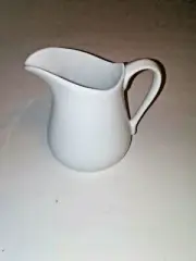 HIC Creamer Pitcher with Handle White Porcelain 16 Ounces