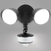 34W 3000 Lumen Motion Sensor Outdoor Lights, 5000K Daylight, IP65 Waterproof ...