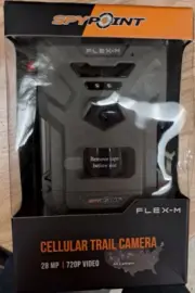 New Spypoint Flex-M Dual Sim Wireless Game Trail Camera 28MP 720p Video