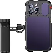 13 Pro Max Phone Cage Video Rig for iPhone 13 Pro MAX, Single Handheld Phone Cage Kit, Mobile Video Rig Cage Kit, Phone Stabilizer for Video Recording