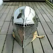 Medieval Armor Barbuta Fighting Helmet Knight 18Gauge Steel Replica Gift Item