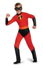 Incredibles 2 Dash 3 Piece Costume Size 5/6 New ~ Disney Collection