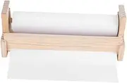WOONEKY Painting Holder Roll Paper Wooden Easel for Boys and Girls Simple Design Easy to Carry Drawing Supply