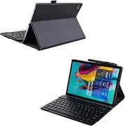Wireless Keyboard Cover for Samsung T720/T725, Faux Leather Case for Galaxy Tab S5e 10.5'', Folio Case with Detachable Bluetooth Keyboard for Samsung Galaxy Tab S5e [SM-T720/T725]