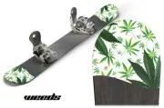 Snowboard Tip Decal Graphics sticker fits Burton,Capita,K2,GNU,LIB - WEED 420 WT