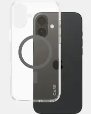 CARE by Panzer Flagship MagSafe Phone Case for iPhone 16 Plus - Black