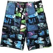 [Generic] Retro Board Shorts Men Mens Fashion Leisure and Fitness Sports Plus Size Five Surf Quick Drying Beach Pants Shorts Mens Small Swim Suit