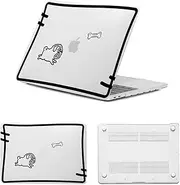 HLAAJJX Hard Shell Compatible with MacBook Pro 15 inch Case (2015-2012) A1398 with Retina Display,Ultra Thin Plastic Laptop Protective Case Cover for MacBook Pro 15,Cute Dog