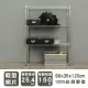 【dayneeds 日需百備】輕型 90x35x120公分電鍍三層架(鐵力士架/收納層架/鞋架/展示架/層架/鐵架)