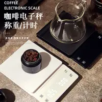 在飛比找松果購物優惠-北歐風塑料電子秤手衝咖啡專用01g3kg計量範圍 (8.3折