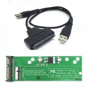SSD to SATA Converter for Macbook Air A1465 A1466 2012 SSD + SATA to USB Adapter