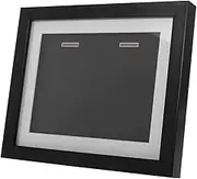 BESTYASH Marathon Medal Display Case Elegant Medal and Photo Display Frame for Runners Medal Storage Box to Showcase Academic and Sports Achievements