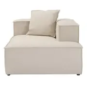 [James Lane] Diablo Plaza Pearl Brown Chaise Right Arm Facing Module