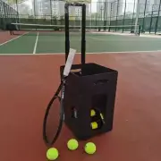 Tennis Ball Launcher Machine Practice Equipment Automatic Tennis Launcher With R