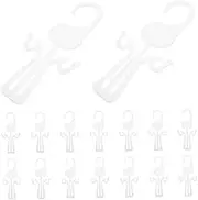 WATIIFUFU 20pcs Shoe Display Hooks Plastic Drying Rack for Sandals Slippers Footwear Versatile Hanger for Home Supermarket Organization Space Saving