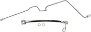 TRQ Rear Left Outer Brake Hose Compatible with 2007-2010 Dodge Ram 3500 2011-2012 Ram 3500