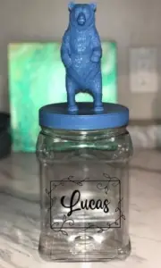 Handmade animal themed Toys Blocks Money storage container or piggy bank