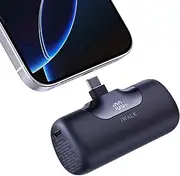 iWALK Portable Charger 5500mAh Next-Gen Small Power Bank 22.5W Fast Charging Battery USB-C Portable Phone Charger for iPhone 16 16 Plus 16 Pro 16 Pro Max iPad, Samsung Galaxy S24 S23 Android, Black