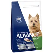 Advance Toy & Small Breed Adult Turkey Dry Dog Food - 8kg