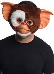 Gremlins Adults Gizmo Furry Vacuform Costume Mask
